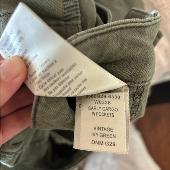 Paige Carly Cargo Pants in Vintage Ivy Green - Picture 10 of 10